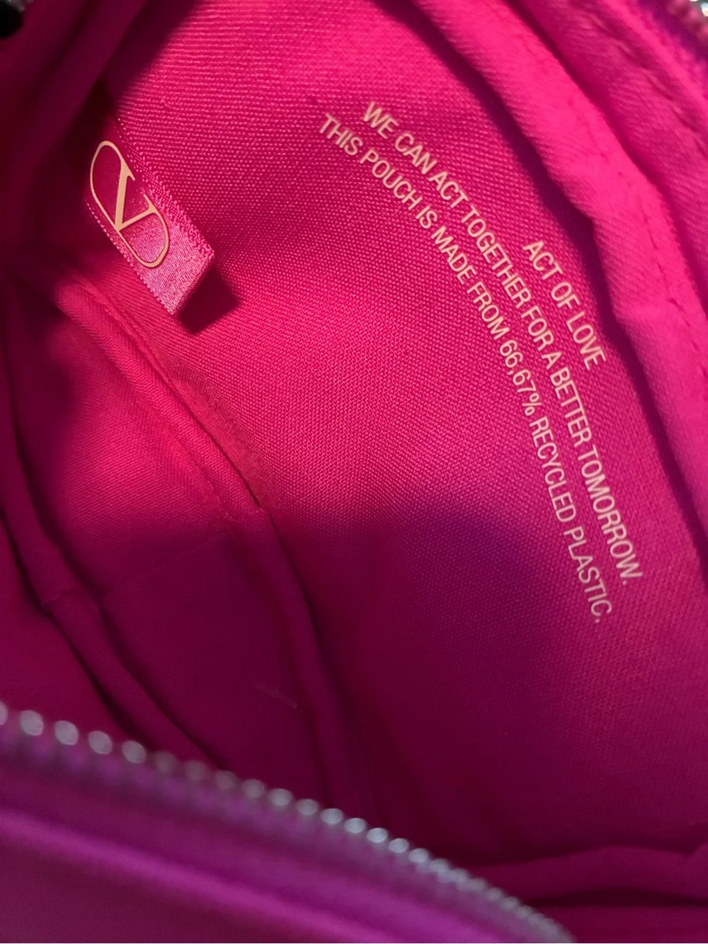 Valentino Beauty Hot Pink Makeup Pouch